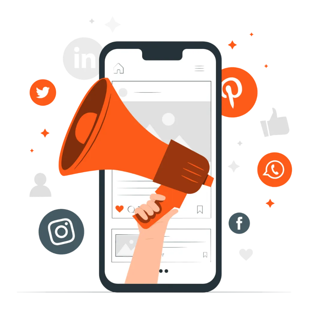 Business professional using mobile messaging