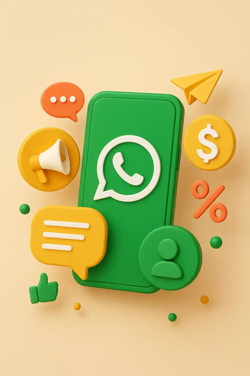 Business professional using mobile messaging